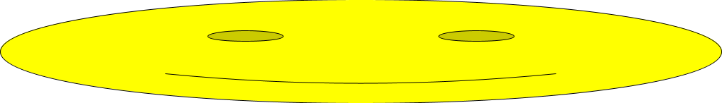 Stretched smiley face