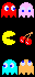 Sprites seen in Pac-Man