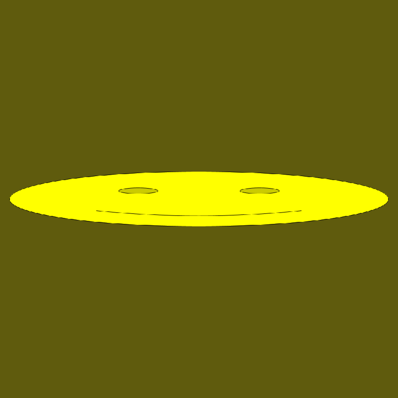 Stretched smiley face